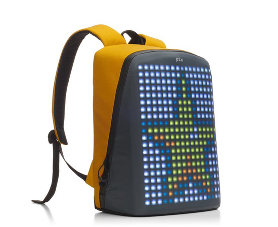 Купить рюкзак Pix BackPack жёлтый Led экраном - в Москве